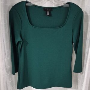 Adrienne Vittadini Women's Green Top, Size XS